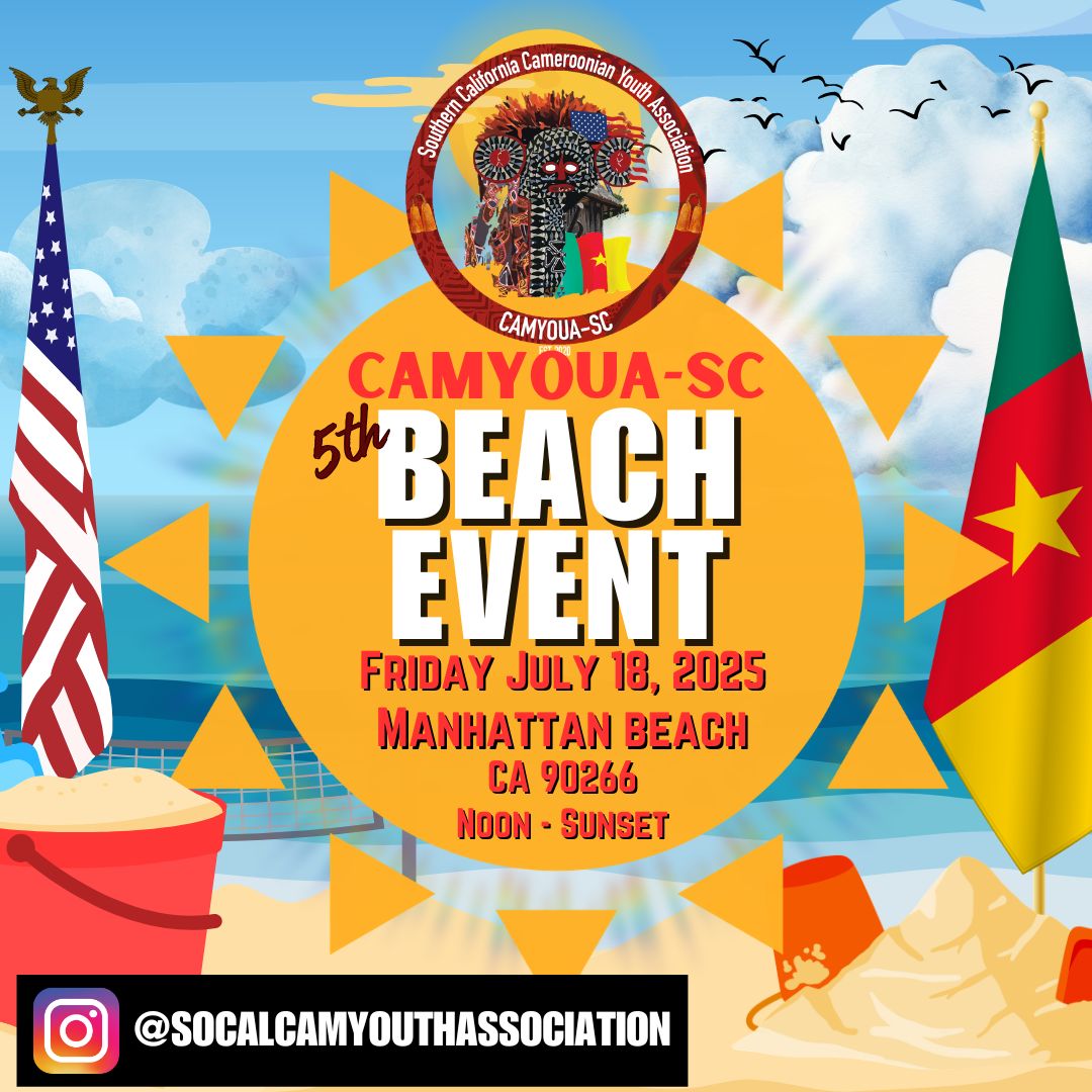 Flyer for the 5th Annual CAMYOUA Beach Event